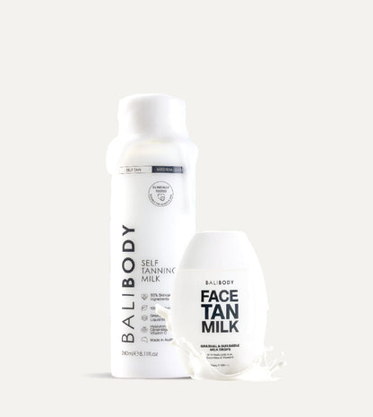 Face Tan Milk & Self Tan Body Milk Set