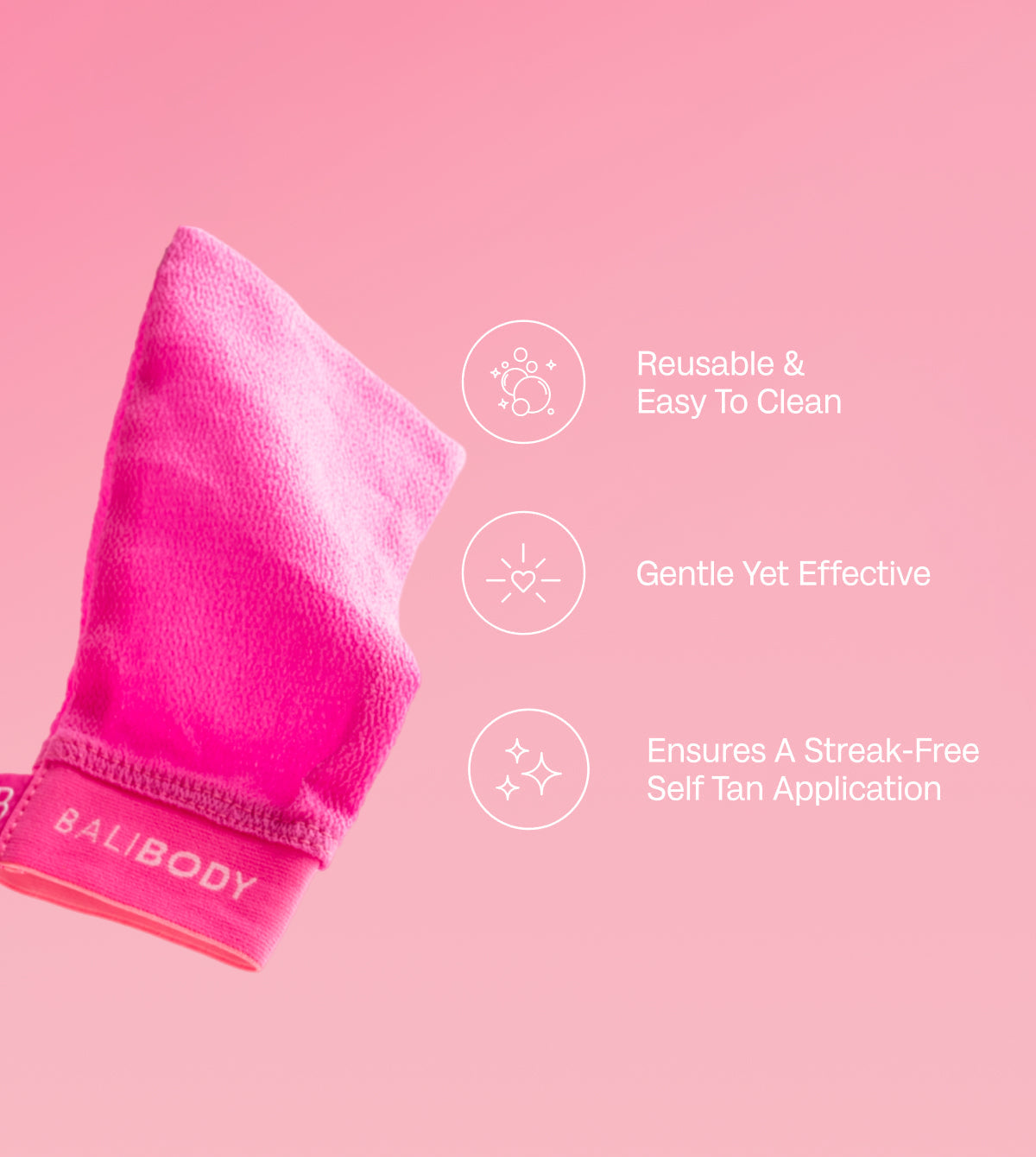 Pink Exfoliating Mitt
