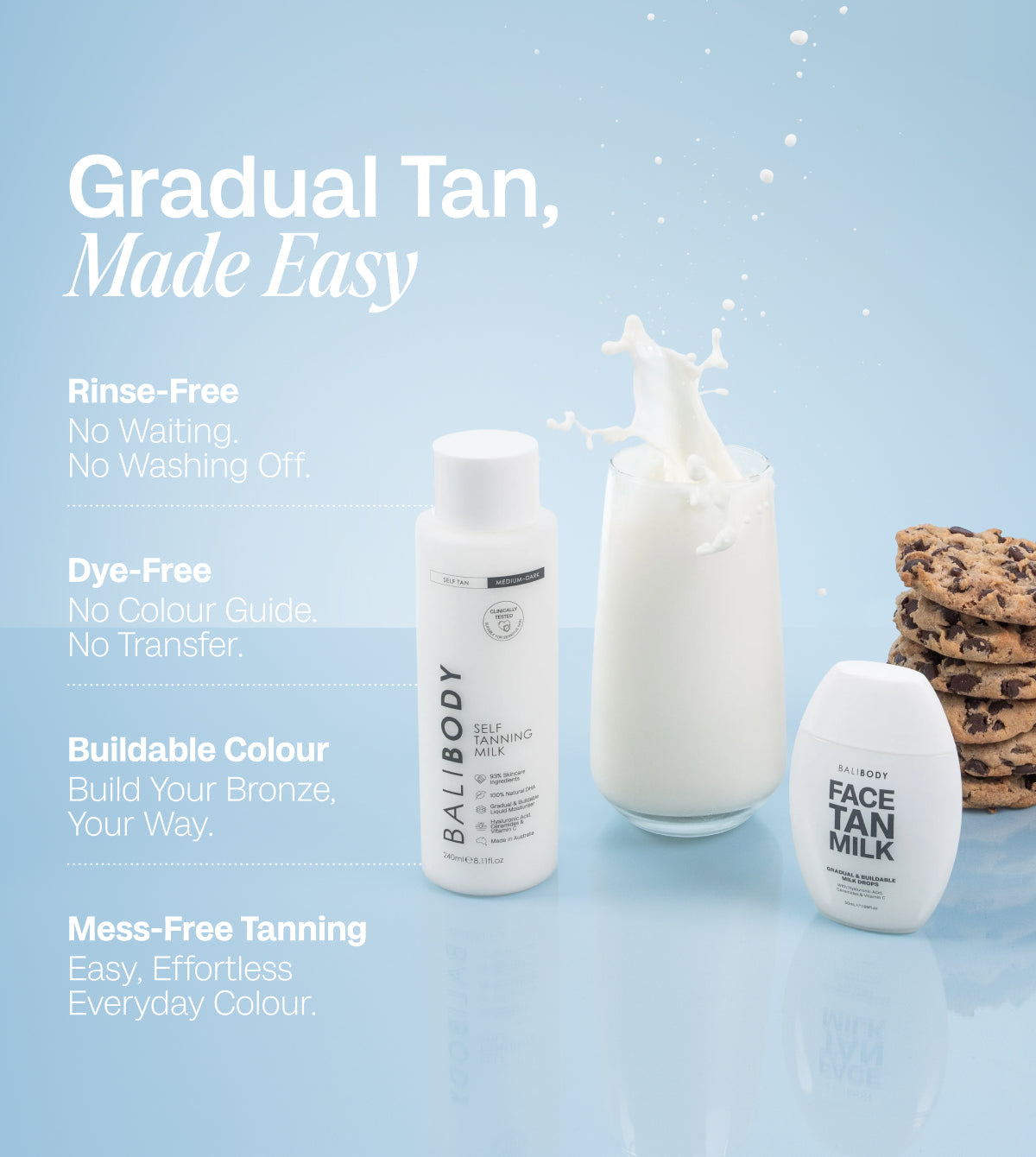 Face Tan Milk & Self Tan Body Milk Set