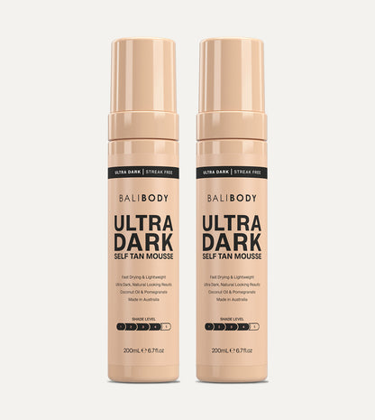 Ultra Dark Self Tanning Mousse Twin Set