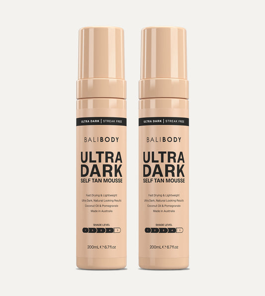 Ultra Dark Self Tanning Mousse Twin Set
