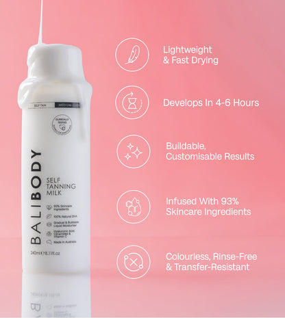 Self Tan Body Milk Set