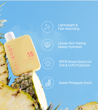 Pineapple Tanning Oil SPF15