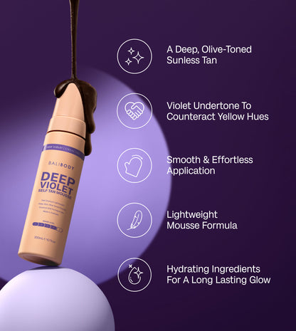 Deep Violet Self Tanning Mousse
