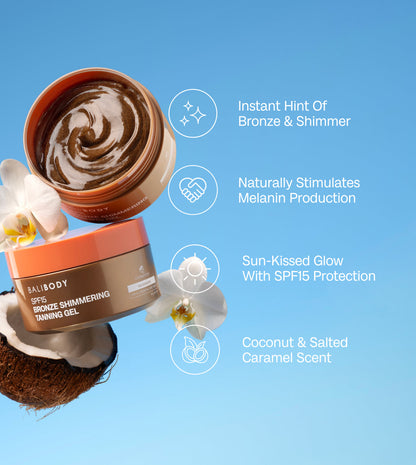Shimmering Tanning Gel SPF15