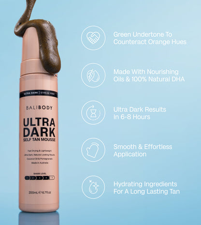 Ultra Dark Self Tanning Mousse Twin Set
