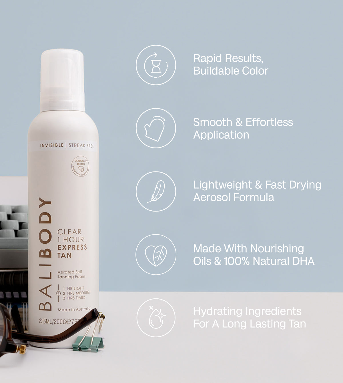 Clear 1 Hour Express Self Tan Set