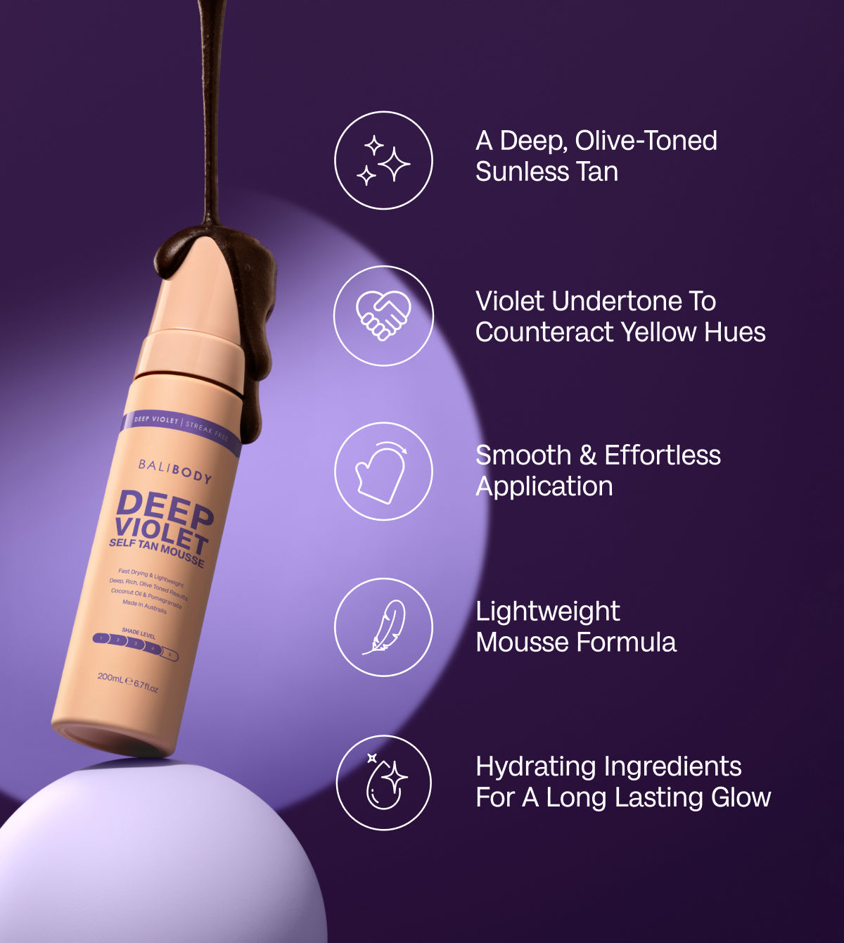 Deep Violet Self Tanning Set