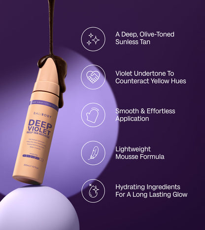 Deep Violet Self Tanning Set