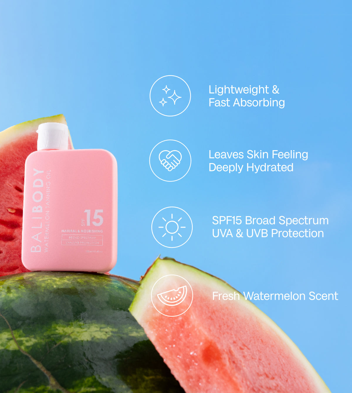 Watermelon Tanning Oil SPF15