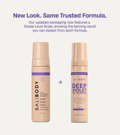 Deep Violet Self Tanning Set