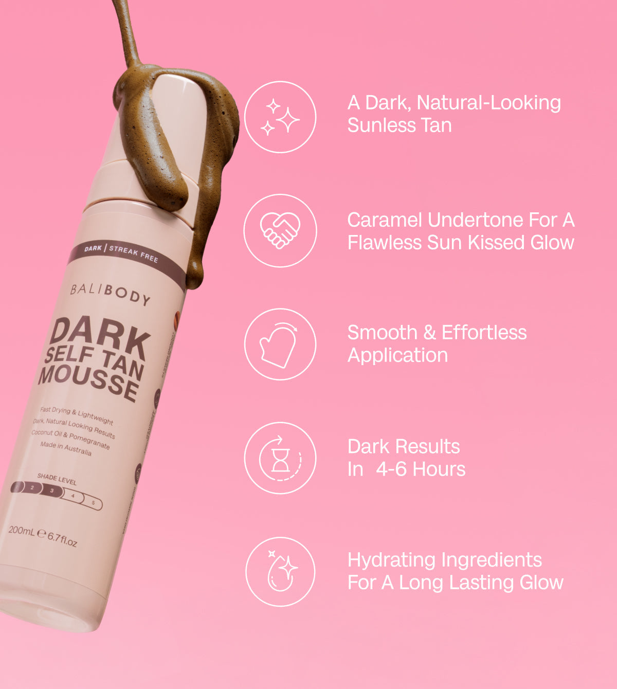 Dark Self Tanning Mousse Twin Set